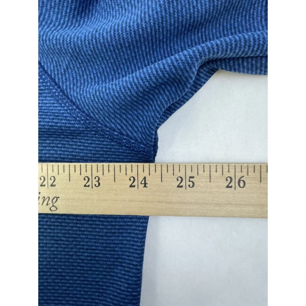 The North Face Polo Shirt Mens XL Blue Snap FlashDry Lightweight Hike Outdoors